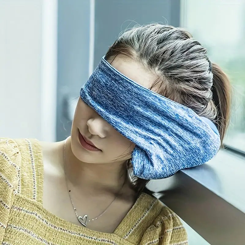 2 In 1 Multifunctional Eye Mask Pillow, Comfortably Supports The Head, Neck And Chin For Airplane Train Car Outdoor - Smiths Picks - Personal Care