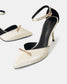 Pointed Toe High Heels with Decorative Buckle - Smiths Picks - Clothing & Shoes