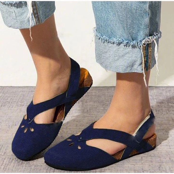 Crystal Breathable Suede Summer Retro Walking Fashion Orthopedic Sandals - Smiths Picks - Orthopedic Shoes & Sandals