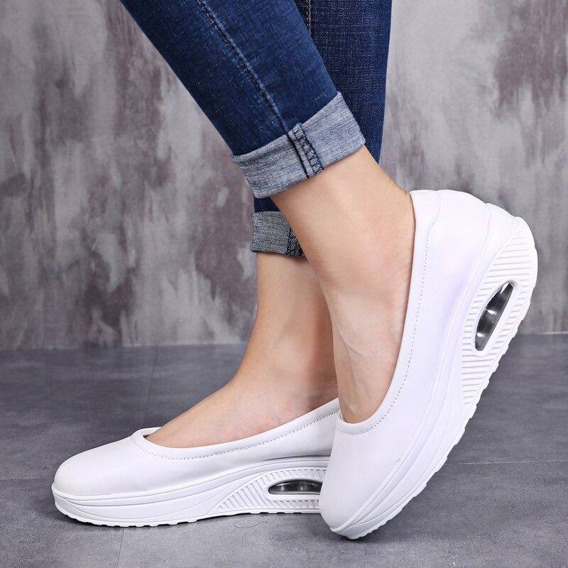 Nurse Walking Shoes For Women Height Increase Slip-ons - Smiths Picks - Orthopedic Shoes & Sandals