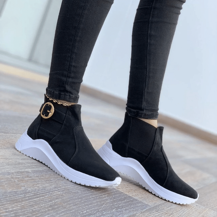 Women's Boots 2022 Winter Genuine Leather Ankle Boots For Woman Snow Boot Ladies Winter Shoes Warm Plush Women Ankle Boot Shoes - Smiths Picks - Winter Boots & Accessories