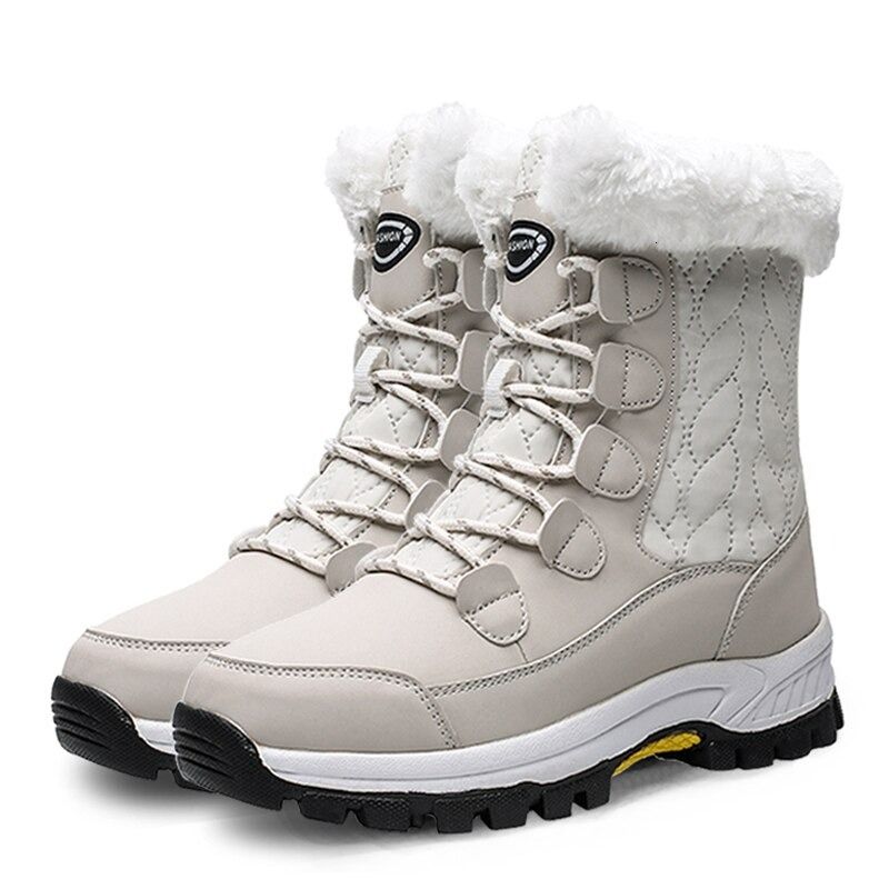 Women Waterproof Winter Boots with Cozy Fur Lining and Non-Slip Sole - Smiths Picks - Winter Boots & Accessories