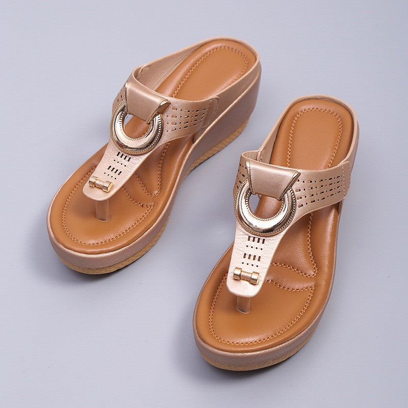 Platform Orthopedic Sandals For Women Waterproof Comfy Arch Support Beach Flip-flops - Smiths Picks - Orthopedic Shoes & Sandals
